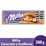 CHOCOLATE MILKA CARAMELO Y AVELLANAS X 300 GR.