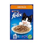 ALIMENTO PARA GATO FELIX POLLO X 85 GR.