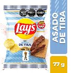 PAPAS FRITAS LAYS TIRA DE ASADO X 77 GR.