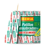 PALILLERO IBERIA HIGIENICO ENSOBRADO MENTA X 80 UN.
