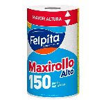 ROLLO DE COCINA FELPITA MAXIROLLO MAS ALTO X 1UN. X 150 HOJAS