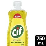 DETERGENTE CIF GEL LIMON X 750ML.