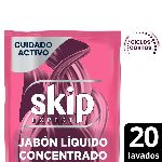 JABÓN LÍQUIDO CONCENTRADO SKIP PARA CICLO CORTO CUIDADO ACTIVO DOYPACK X 800 ML.