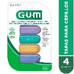 TAPA PARA CEPILLOS GUM ANTIBACTERIAL X 4 UN.