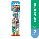 CEPILLO DENTAL G.U.M PAW PATROL SUAVE PARA NIÑOS +3 AÑOS