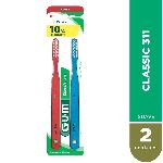 CEPILLO G.U.M SUAVE 3 HILERAS PLANO DELGADO X UN.