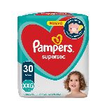 PAÑAL PAMPERS SUPERSEC XXG X30UN.