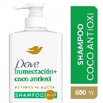 SHAMPOO DOVE HUMECTACION COCO ANTI OXIDANTE X 650 ML