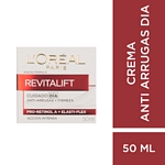 CREMA FACIAL LOREAL DERMO-EXPERTICE REVITALIFT RENO ELASTIN DIA X 50 GR.