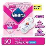TOALLA FEMENINA NOSOTRAS CLASICA CUR. C/ CALEN. X 30 UN