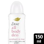 DESODORANTE DOVE AEROSOL RASPBERRY & ROSE ALL BODY X150ML
