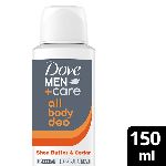 DESODORANTE DOVE MEN AEROSOL ALL BODY SHEA CEDAR X150ML