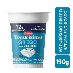 YOGUR YOGURISIMO BATIDO NATURAL ENDULZADO X190G