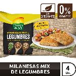 MILANESAS GRANJA DEL SOL  LEGUMBRES ROCIADAS  X 330 GR.