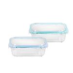 HERMETICO NOUVELLE CUISINE VIDRIO RECTANGULAR 640 ML. - ART. 1114210