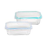 HERMETICO NOUVELLE CUISINE VIDRIO RECTANGULAR 1040 ML. - ART. 1114211