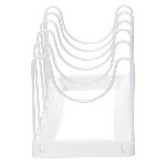 SOPORTE TAPA Y OLLA BLANCO 14X14X27 CM. - ART. 463BR