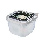 SET HERMETICOS X 4 PZAS. CONECT CUADRADOS - ART. 8074