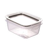 HERMETICO TRAVA MAIS 550 ML. RECTANGULAR TAPA C/CIERRE NEGRO - ART. 13918