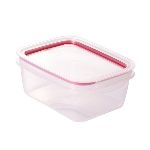 HERMETICO TRAVA MAIS 910 ML. RECTANGULAR TAPA C/CIERRE ROJO - ART. 9412