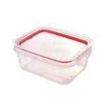 HERMETICO TRAVA MAIS 1.3 ML. RECTANGULAR TAPA C/CIERRE ROJO- ART. 9413