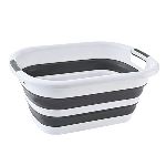 CESTO OVALADO 24 LT. PLEGABLE P/LAVANDERIA 23X38X53 CM. - ART. WR6651