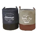 CESTO PARA ROPA JEAN 50X42 CM. - ART. JM1227