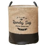 CESTO PARA ROPA YUTE 50X42 CM. - ART. JM1228