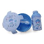 SET LONCHERA + BOTELLA PLASTICO AZUL - ART. JM3857
