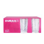 PACK X 6 VASOS DURAX CORALINE 350 ML. - ART. TVE 1116