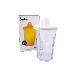 VASO + EXPRIMIDOR FACETADO BIPO BLANCO - ART. 19024001