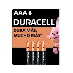 PILA DURACELL ALCALINA AAA BLISTER X 8UN ART.8110000764