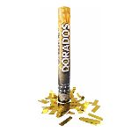 CAÑON LANZAPAPELITOS CANDELA MULTICOLOR DORADO METALIZADO X UN. ART.4772