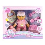 BEBOTE TINY HORA DE COMER 5 ACCESORIOS 22CM (CUERPO DURO) 30 X 24 X 8 CM. ART.53727