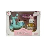 SET DE CONEJITOS CON ACCESORIOS MOTOCICLETA X UN. ART.FT93E