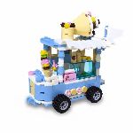 SET DE BLOQUES CRESKO ICE CREAM TRUCK 154  PIEZAS X UN . ART FT922