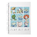 CUADERNO DISNEY YOY STORY TAPA DURA DOBLE ESPIRAL 16X21 CM X 80HJ.ART.701621-T