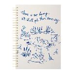 CUADERNO DISNEY WINNIE THE POOH TAPA DURA DOBLE ESPIRAL 16X21 CM X 80HJ.ART.701621-W