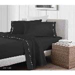 SABANA MICROFIBRA KAVANAGH LISAS QUEEN NEGRO