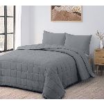 QUILT ART.084813290410022 KAVANAGH ETHEREAL CON FUNDAS KING GRIS