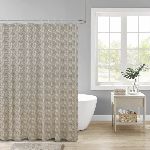 CORTINA BAÑO EMBOSSED PORTOFINO  BEIGE ART.087482180120073