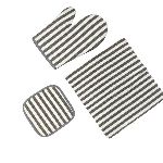 SET MANOPLA AGARRADERA Y TRAPO SURTIDO 40X65 PORTOFINO 17003000120001