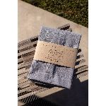 MANTEL TUSOR LISO CUATRO HOME GRIS ELEFANTE 140X250CM 15250GR