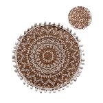 INDIVIDUAL YUTE BORLAS BLANCAS 2MOD TALLERES CHICAGO NATURAL/BLANCO 35CM 25602559