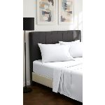 JUEGO SABANAS 200 HILOS QUEEN 100% ALGODÓN KVG 160X200X35CM 1020024045