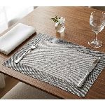 INDIVIDUAL  RECTANGULAR X 4 PCS  CLUB IMPORT  GRIS 45 X 30 6099