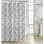 CORTINA DE BAÑO POLIESTER CATANA HOME GEO COLOR  180X180CM PMO50104