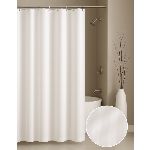 CORTINA DE BAÑO POLIESTER CATANA HOME RAYAS BLANCO 180X180CM PMO50106