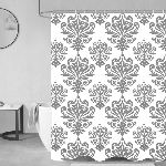 CORTINA BAÑO  POLIESTER POTOFINO VERSALLES ESTAMPADO 180 X 180 87456180120431