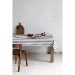 MANTEL ANTIMANCHAS RAYAS GRAFITO   PETITE AFFAIRE    3.5 X 1.4 MTS 9040